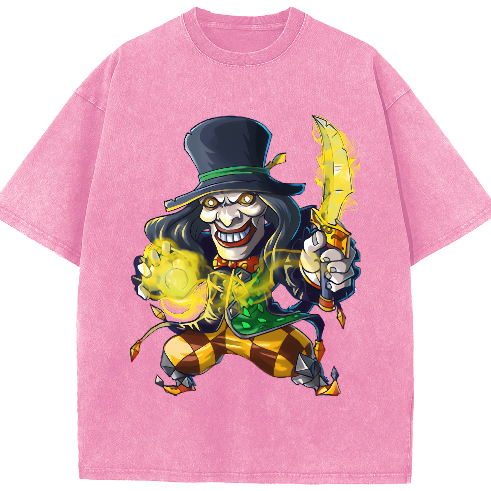 リーグ・オブ・レジェンド League of Legends LOL 綿100% ヴィンテージ風 半袖Tシャツ（フロントプリント）